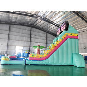 Tobogán Acuático Inflable <span class=keywords><strong>con</strong></span> Forma <span class=keywords><strong>de</strong></span> Palmera para Parques <span class=keywords><strong>de</strong></span> Diversiones Tropicales, para <span class=keywords><strong>Vacaciones</strong></span> en la Playa, <span class=keywords><strong>con</strong></span> <span class=keywords><strong>Piscina</strong></span> Desmontable y Cierres <span class=keywords><strong>de</strong></span> Velcro - Product Image 3