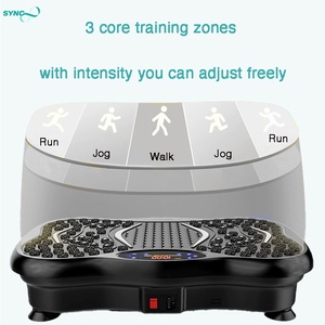 <span class=keywords><strong>Plateforme</strong></span> d'exercice à vibrations corporelles complètes OEM avec bandes de résistance, télécommande pour l'entraînement physique à domicile et le renforcement musculaire - Product Image 5