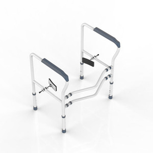 HePo Good <b>Steps</b> Toilet Grab <b>Bar</b> 50.5-55.5cm Adjustable For Elderly Bathroom Safety Support - Product Image 2