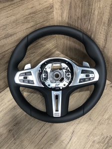 Volante Sportivo Personalizzato in Fibra di Carbonio con LED per Interni Auto <span class=keywords><strong>BMW</strong></span> Serie G G01 G11 G14 G20 G30 G29 G36 - Product Image 2