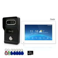 Système de sonnette vidéo intelligente 4 fils avec interphone, audio bidirectionnel, vision nocturne, alerte de mouvement et cadre photo numérique pour la maison