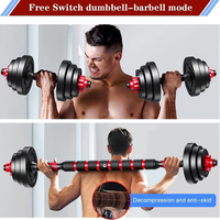 Kit d'haltères réglables pour entraînement à domicile, équipement de musculation, haltères de 20 kg, kettlebell, ensemble d'haltères de 50 kg