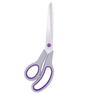 Lu Ban's Work Tailor <b>Scissors</b> Stainless Steel Purple Gray Handle 2 Inch Opening For <b>Sewing</b> Fabric Cutting - Product Image 4