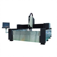 Nouvelle machine de gravure sur pierre CNC 3 axes haute précision, broche simple 7,5 kW, longueur de coupe maximale 2400 mm pour le gravure en relief profond