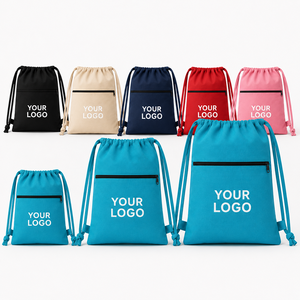 Bolsa <span class=keywords><strong>de</strong></span> Lona con Cordón Ajustable <span class=keywords><strong>de</strong></span> Varios Tamaños, Bolsa Resistente con Cierre Metálico Personalizado <span class=keywords><strong>de</strong></span> Primera Calidad para la Escuela y Deportes <span class=keywords><strong>de</strong></span> Club - Product Image 1