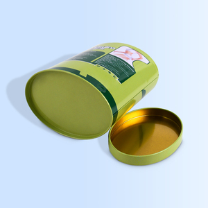 Chất Lượng Cao Biểu Tượng Tùy Chỉnh Màu Xanh Lá Cây Vòng Matcha Trà Cà Phê Bao Bì Lon Thiếc Với Tay Nhấn Niêm Phong - Product Image 6