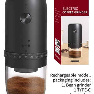 Nouvelle arrivée - Moulin à café électrique externe en céramique portable, moulin à café rechargeable par USB, moulin à café automatique - Product Image 4