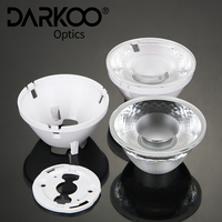 Venta caliente Componentes de iluminación 10 12 15 18 Grados haz estrecho COB enfoque LED lente Cob Led Downlight Lens