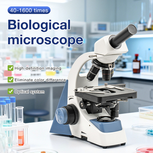 学校、大学、クリニック、研究室向けのデュアルレイヤーステージを備えた新しいプロフェッショナルデジタル単眼鏡/双眼鏡生物顕微鏡 - Product Image 2
