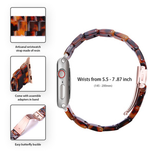 Correa de Resina para <span class=keywords><strong>Apple</strong></span> <span class=keywords><strong>Watch</strong></span> 44mm 40mm 45mm 49mm 38mm 42mm 41mm Pulsera de Moda para IWatch Series <span class=keywords><strong>8</strong></span> 7 6 5 4 3 2 1 Ultra - Product Image 5