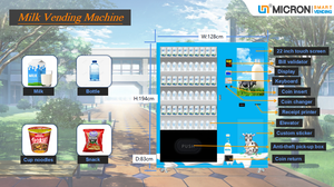 Micron WM32-ML mã QR maquinas expendedoras sữa máy bán hàng tự động đồ ăn nhẹ đồ uống máy phân phối để bán - Product Image 5