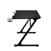 Fabricante de China Barato en forma de Z Escritorio de juegos de computadora PC Racing Mesa de pie con luz RGB Proveedores OEM