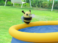 Piscine gonflable en gros avec pulvérisateur d'eau en forme d'abeille 1,5m*41cm – Jouets gonflables de piscine extérieure pour enfants