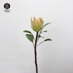 Grande fleur de style américain King Protea au toucher caoutchouc souple fleur artificielle à tige unique pour la maison salon arrangement de <span class=keywords><strong>mariage</strong></span> - Product Image 5