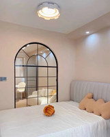 Shouhua Panneau de sécurité en verre trempé décoratif en fer forgé de haute qualité pour portes d'entrée résidentielles