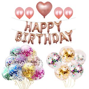 Ballons à paillettes Confettis Ballons en latex de 12 pouces Décoration de mariage Anniversaire Fête Ballon transparent - Product Image 2