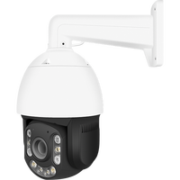 Caméra PTZ IP PoE AI 6MP avec zoom 20X, suivi automatique, double éclairage, vision nocturne couleur, WDR 120dB, emplacement SD, haut-parleur, 360 degrés, 7 pouces