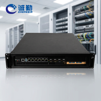 Boîtier de serveur 2U, 6 ports LAN, 4 ports SFP 10G, 2 alimentations, Intel LGA1700 H610 H670 Q670, châssis rack 2U, application pare-feu pour la protection d'entreprise