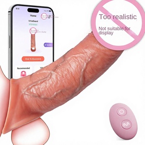 Set di Pene Artificiale Elettrico Vibrante, Giocattoli Sessuali per Adulti con Controllo Remoto tramite App e Doppio Controllo - Product Image 1