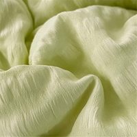 Ensemble de literie sur mesure en gaze bulle, 4 pièces, draps lavables en machine, ensemble de couette d'été en coton fin, fabriqué sur commande