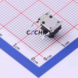 TS-1009-A7B3-D2-T2 Tactile Switch Through hole Switch Single Pole Single Throw Round Button 2.5N Right Angle Insert - Product Image 2