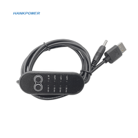 OEM ODM USB à DC 3.5*1.35mm câble de commutation contrôle masque oculaire interrupteur synchronisation USB contrôle de la température câble d'alimentation