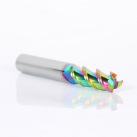 Ensemble de fraises en carbure de tungstène HANDERK avec revêtement DLC pour fraisage CNC de l'aluminium, ODM OEM