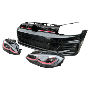 กันชนรถยนต์มือสองคุณภาพดั้งเดิมสำหรับ Golf7 2020 กันชนหน้าพร้อมไฟหน้า อะไหล่รถยนต์ ชุดแต่งตัวถังรถยนต์ อุปกรณ์ตกแต่งรถยนต์ - Product Image 3