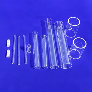Tube en verre transparent à haute teneur en borosilicate pour mesurer le niveau d'eau de l'instrument