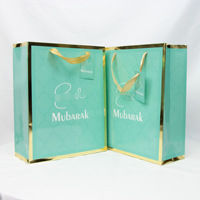 Sacs Cadeaux Colorés pour Fête du Ramadan Kareem Mubarak, Motif Mosquée Umrah, Sacs en Papier pour Faveurs, Vente en Gros, Utilisation Extérieure