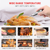 Vente chaude lecture instantanée thermomètre numérique outils de cuisine pour la cuisson BBQ viande nourriture lait température fonction thermomètre