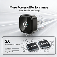 Adaptador Inalámbrico CarPlay 2 en 1, Conexión por Cable a Inalámbrica, BT 5.2, WiFi Dual, 1 Año de Garantía, para IOS 10+ y Android Auto, Universal para Estéreo de Auto
