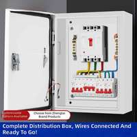 Coffret de distribution complet basse tension pour chantier, boîtier de commande séparé à trois niveaux, alimentation électrique d'usine