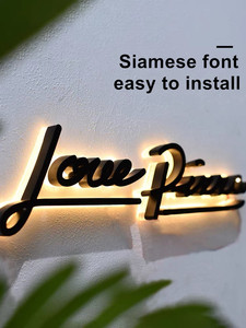 Logo personalizzato 3D lettera segno pubblicitario decorativo esterno del segno della lettera del canale segno della lettera del negozio di affari 3D luce acrilica - Product Image 2