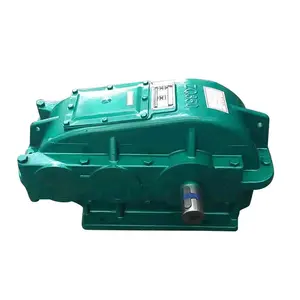 Chinese ZQ series soft gear parallel axis helical gearbox for waste/shredder