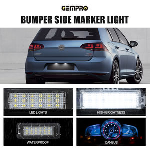 Lumière de plaque d'immatriculation de voiture blanche, 2835 SMD, haute puissance, pour VW golf 4/<span class=keywords><strong>5</strong></span>/6/7 Lupo Scirocco <span class=keywords><strong>Polo</strong></span> 9N Passat, 2 pièces - Product Image 3