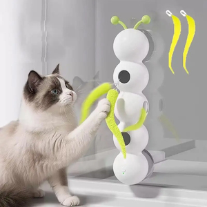 Jouets pour chats électriques intelligents à détection automatique en gros, jouet interactif pour <span class=keywords><strong>chat</strong></span> avec queue mobile automatique, jouet pour <span class=keywords><strong>chat</strong></span> à frapper et à taquiner - Product Image 3