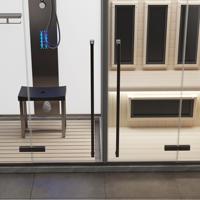 Sauna Comercial SG108L/R para 2 Personas, Sauna de Infrarrojos Lejanos, Sauna de Vapor Seco Eléctrica de Madera Sólida para Hoteles, Villas y Proyectos de Bienestar