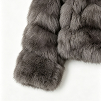 Manteaux d'hiver en fausse fourrure pour femmes, vestes en fourrure de mouton pour femmes, Little Lake Sheep, fourrure courte boutonnée