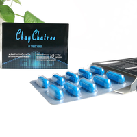 Vente chaude OEM Services Supplément à base de plantes Personnaliser logo Horny Goat Meilleure Pilule Capsules Bleues