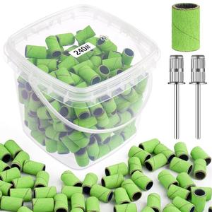 200 pièces de bandes de ponçage pour <span class=keywords><strong>ponceuse</strong></span> à ongles électrique, kit de bandes de ponçage pour machine à ongles, outils de dépose de gel et d'acrylique NAD063 - Product Image 4
