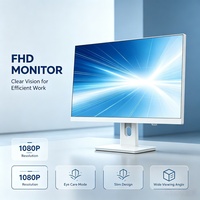 OEM ODM 24 Inch All-in-One Computer HD IPS Scherm Intel Core I7 16GB RAM SSD 512GB WIFI Desktop PC Thuiswerken AIO PC