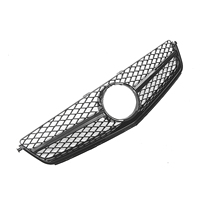 Grille de calandre pour C63 2008 2009 2010 2011 M-Benz W204 Classe C Noir 1PC