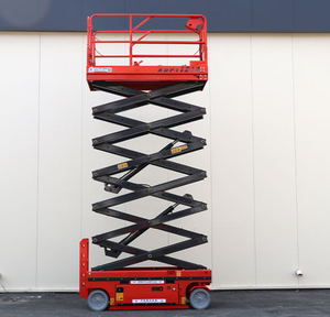 Di động điện thủy lực Scissor Lift thang máy di chuyển trên không Nâng Nền tảng với máy bơm hộp số tải trọng cao 6M-12M - Product Image 1