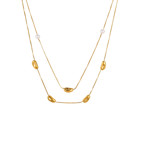 Collar de acero titanio con diseño único, ligero y lujoso, collar de acero inoxidable de alta gama y versátil, un éxito de ventas - Product Image 6