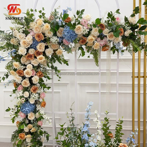 ผ้าคาดโต๊ะผ้าไหมประดิษฐ์สีขาวเรียบสำหรับวางกลางโต๊ะประดับแถวตกแต่งงานแต่งงานทางเดินทางเดินทางเดิน - Product Image 2