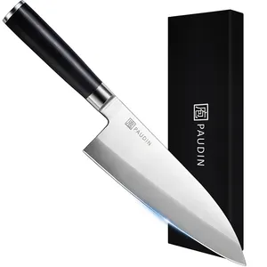 Coltello da Chef MP2 tradizionale giapponese Knife7 pollici 5 cr15movsteel con manico G10 artigianale coltello da cucina