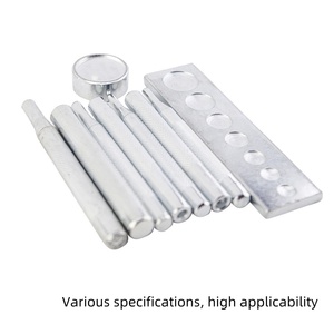 Công Nghiệp 11Pcs Thiết Lập Snaps Nút Công Cụ Kit 7in1 Đấm 633/655/831/201 Hướng Dẫn Cài Đặt Công Cụ Cho Đinh Tán Snaps Cài Đặt - Product Image 5