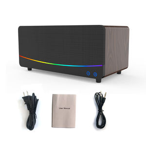 パワードブックシェルフスピーカー、PCおよび<span class=keywords><strong>TV</strong></span>用のサブウーファーライン出力を備えた30WBluetooth <span class=keywords><strong>TV</strong></span>スピーカー-木目調 - Product Image 6