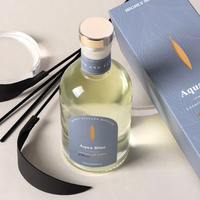 Diffuseur de parfum en verre avec bâtonnets en fibre, 100 ml, 250 ml, 500 ml, pour la maison, l'hôtel, parfum longue durée, décoration, cadeau